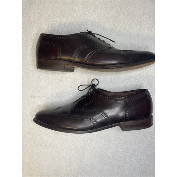 Allen Edmonds Marlow Merlot Wingtip Oxford Men\'s 11.5 D USA Vintage Leather main image 7